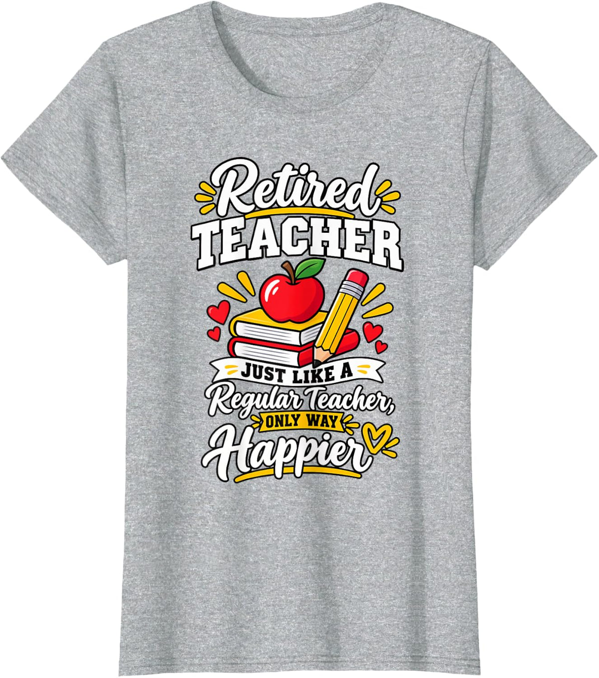 Retired Special Education Teacher 2027 SPED Men Women T-Shirt - Heather Grey