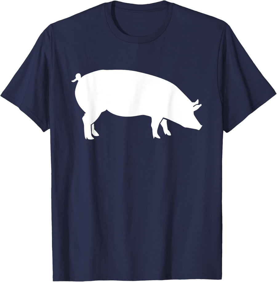 Pig T-Shirt - Navy Blue