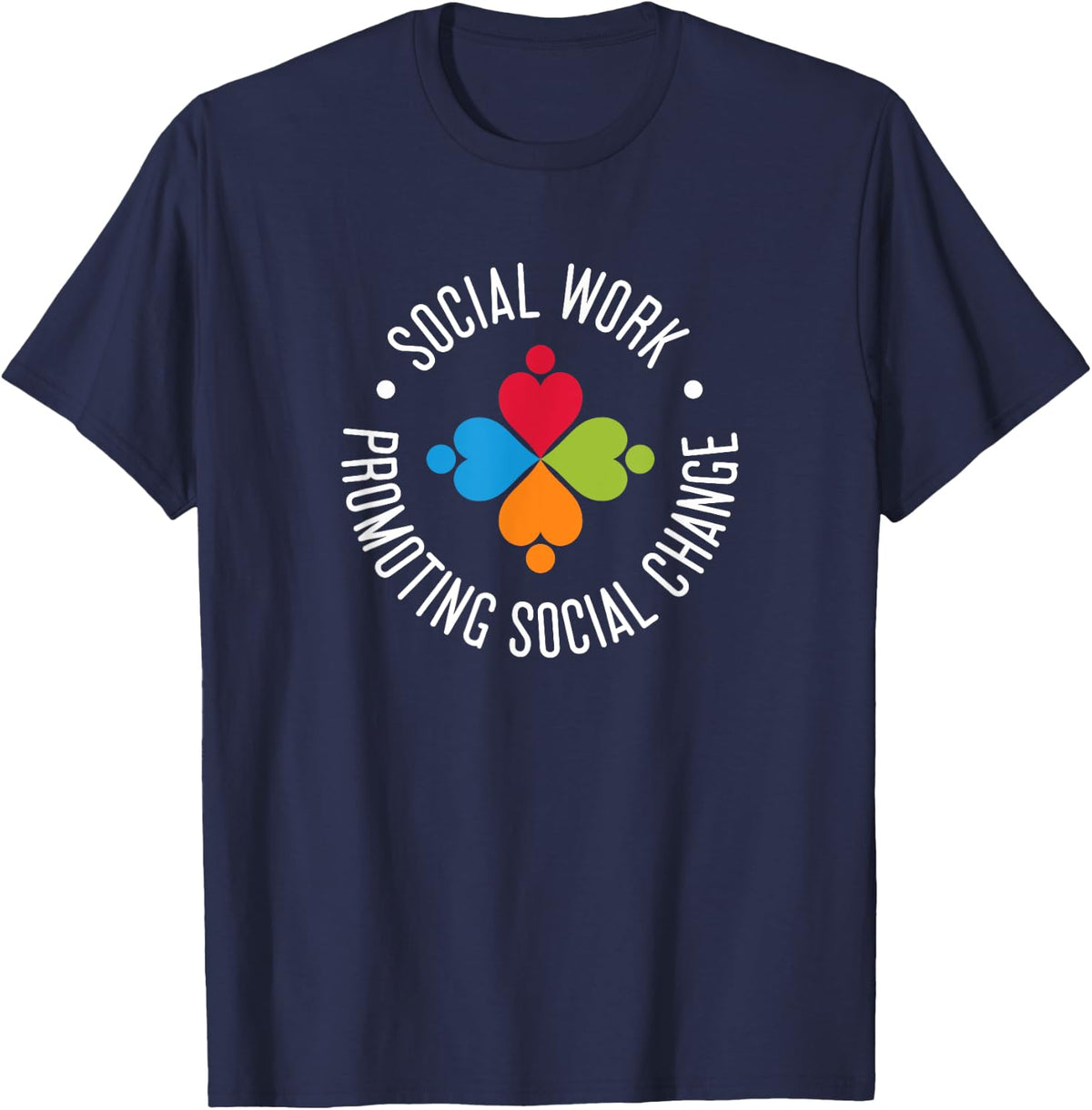 Promoting - LCSW Social Work Month Gift for Social Worker T-Shirt - Navy Blue