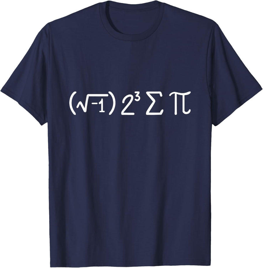 Math Geek Thanksgiving Food I Ate Some Pie T-Shirt Tee Funny Turkey Day Shirts for Men Women - Navy Blue