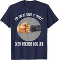 Funny Great Dane Best Friend Tee Shirt for Dog Lovers and Great Dane Owners - Navy Blue