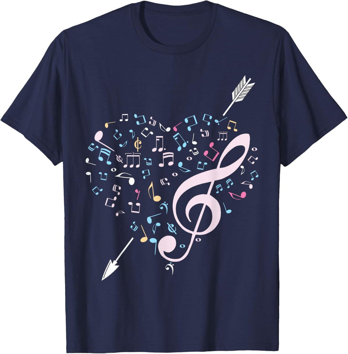Music Teacher T-Shirt - Navy Blue