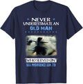 USS Providence SSN-719 Submarine Veterans Day Father Day T-Shirt - Navy Blue