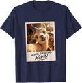 Never Drinking Again Alpaca Selfie Funny Hangover T-Shirt - Navy Blue