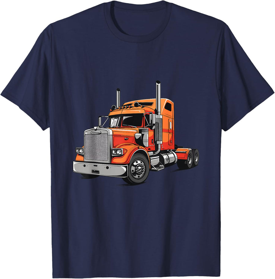 Truck driver T-Shirt - Navy Blue