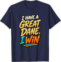 Great Dane Dog Lover Proud Dog Owner T-Shirt - Navy Blue
