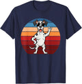 Retro Great Dane Mom Great Dane Dad Funny Great Dane T-Shirt - Navy Blue