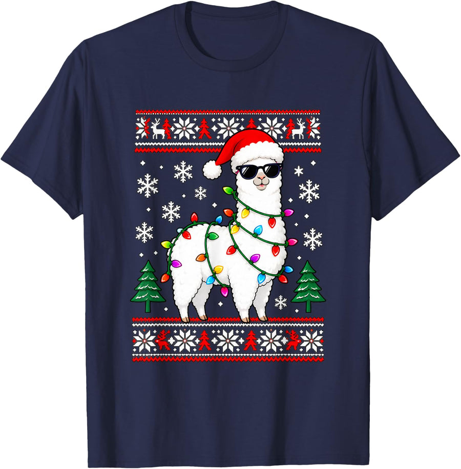 Hat Lights T-Shirt - Navy Blue