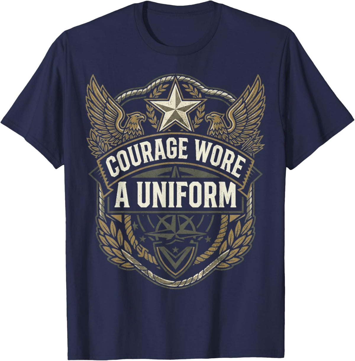 Proud Veteran Appreciation Military Soldier Veterans Day T-Shirt - Navy Blue