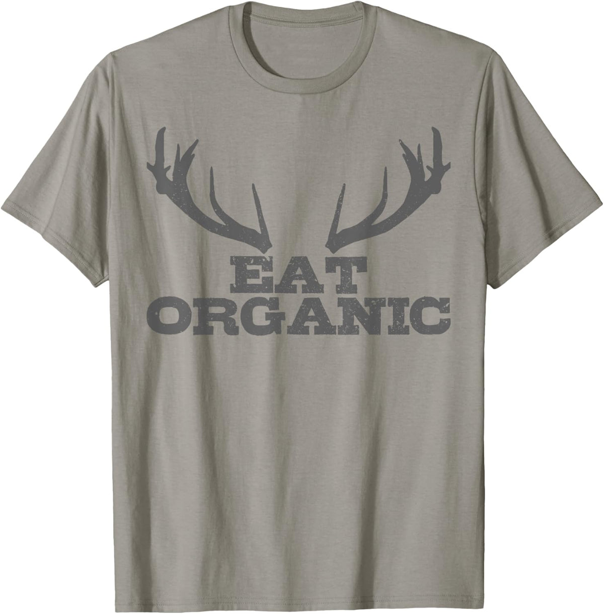 Hunting Deer Elk Hunter Gift T-Shirt - Slate Grey