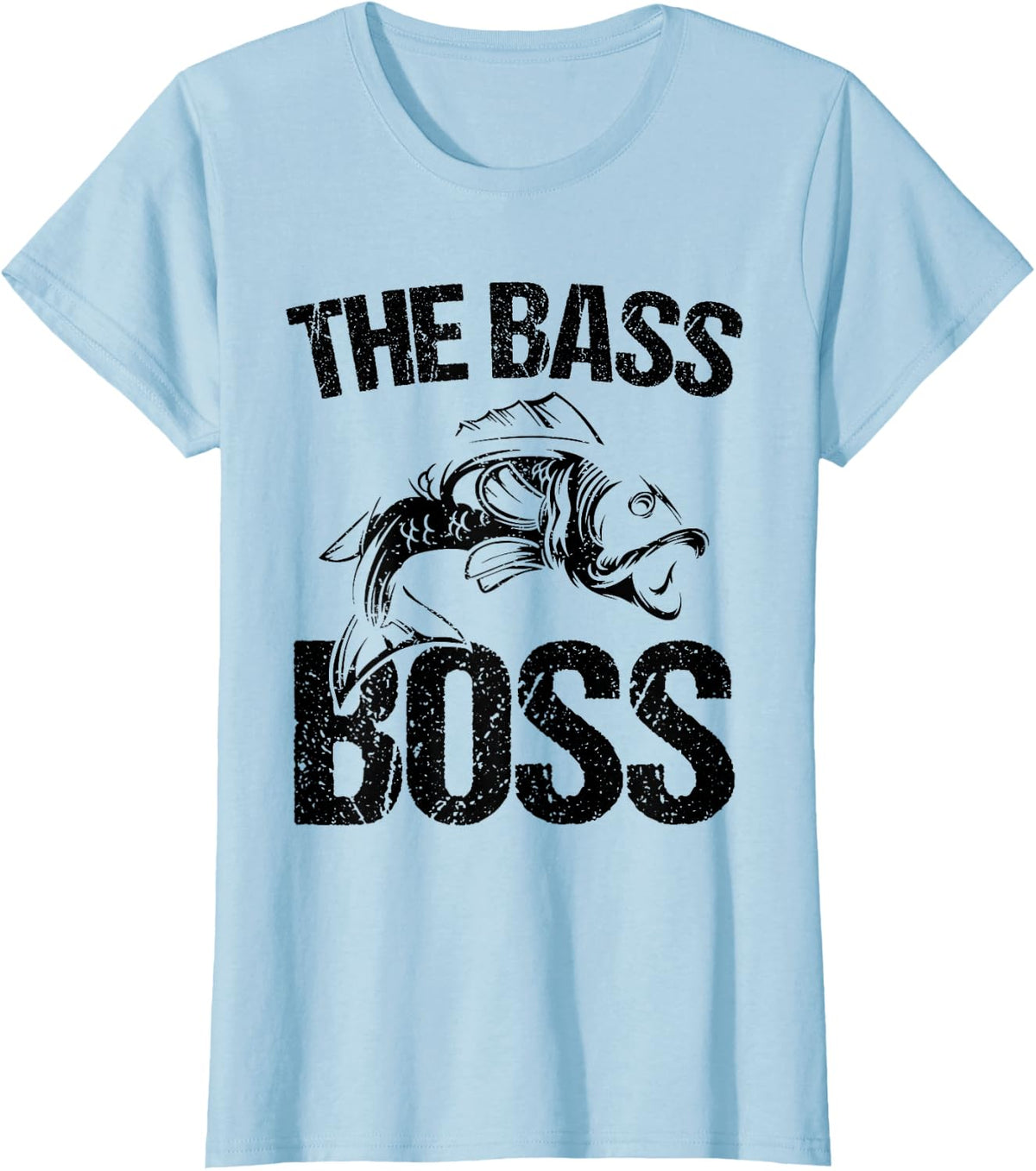 The Bass Boss T-Shirt - Baby Blue