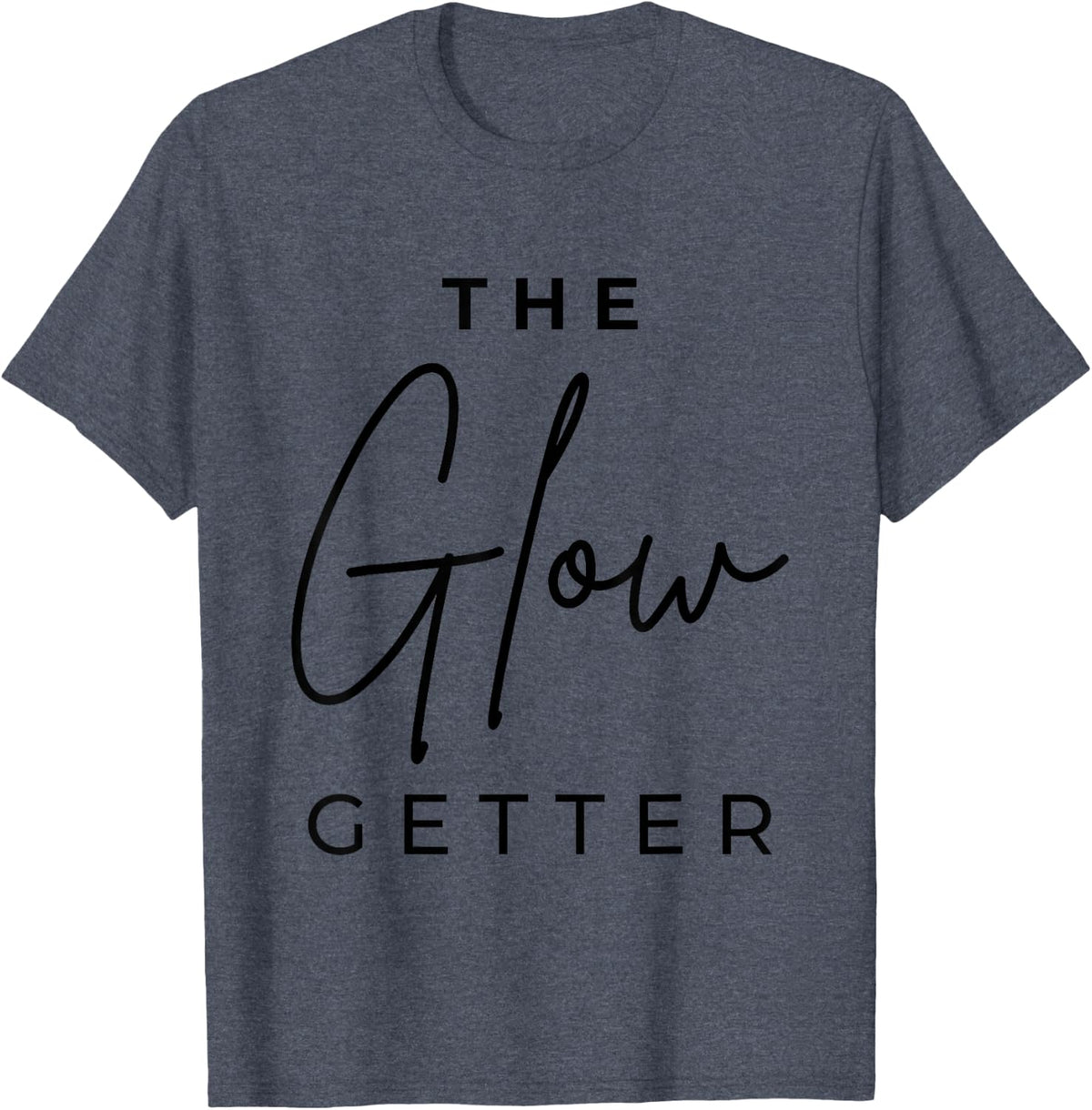 The Glow Getter Skincare Glowing Skin Esthetician T-Shirt - Heather Blue