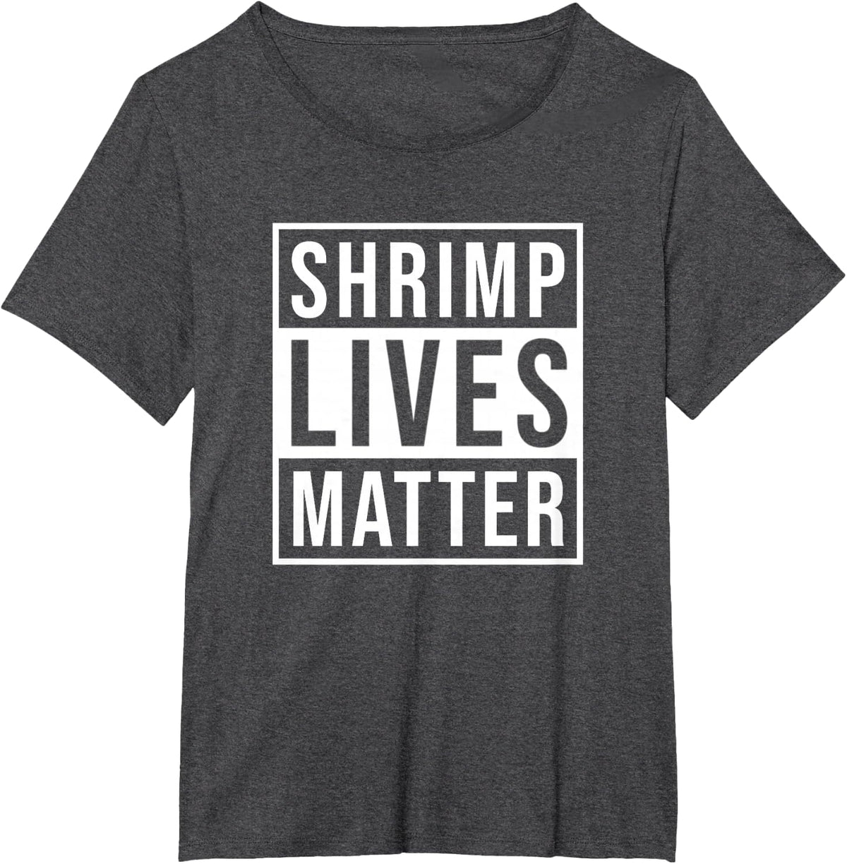 Shrimp Lives Matter Shrimping Aquarium Fish Tank Shirt T-Shirt - Dark Heather Grey