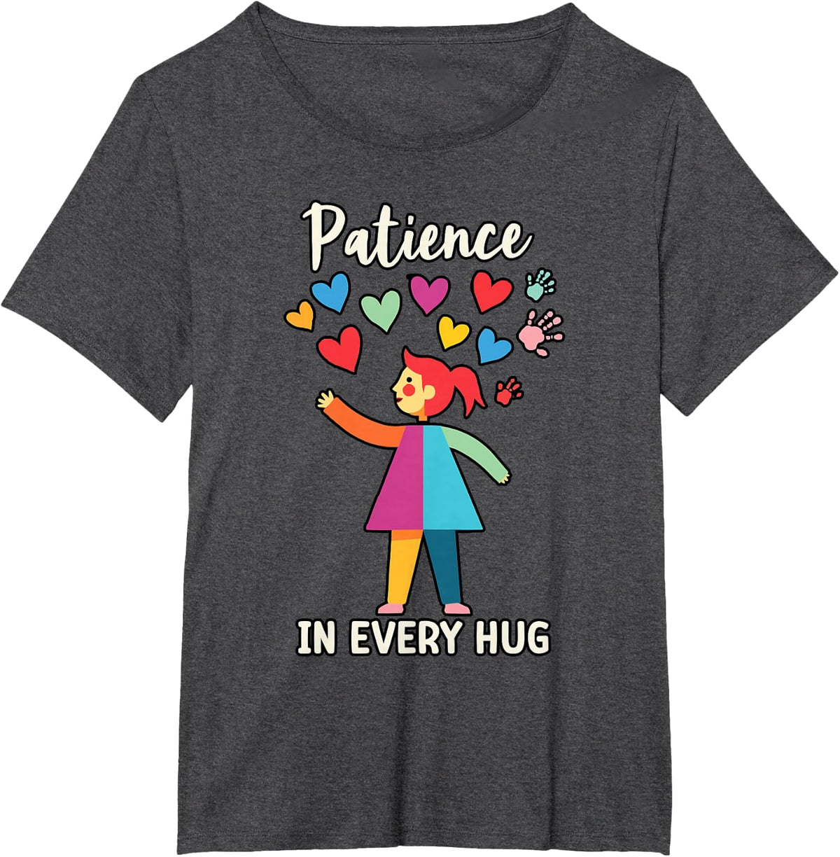 Childcare Provider Job Daycare Provider Daycare Teacher T-Shirt - Dark Heather Grey