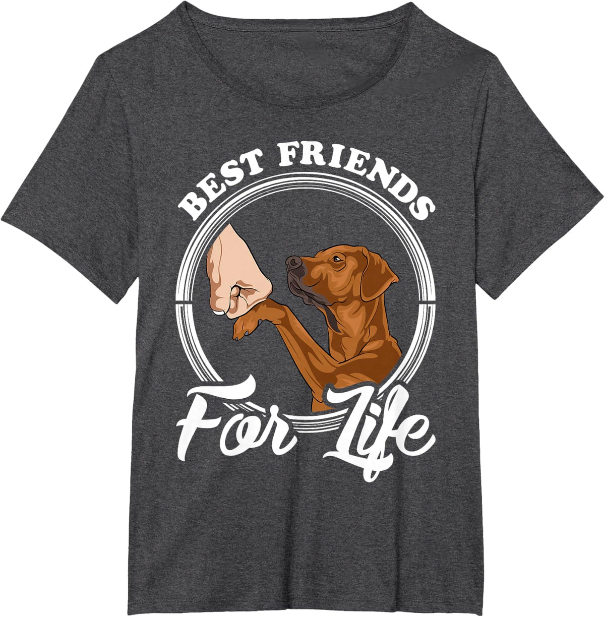 Funny Rhodesian Ridgeback Shirt Rhodesian Ridgeback Lover T-Shirt - Dark Heather Grey