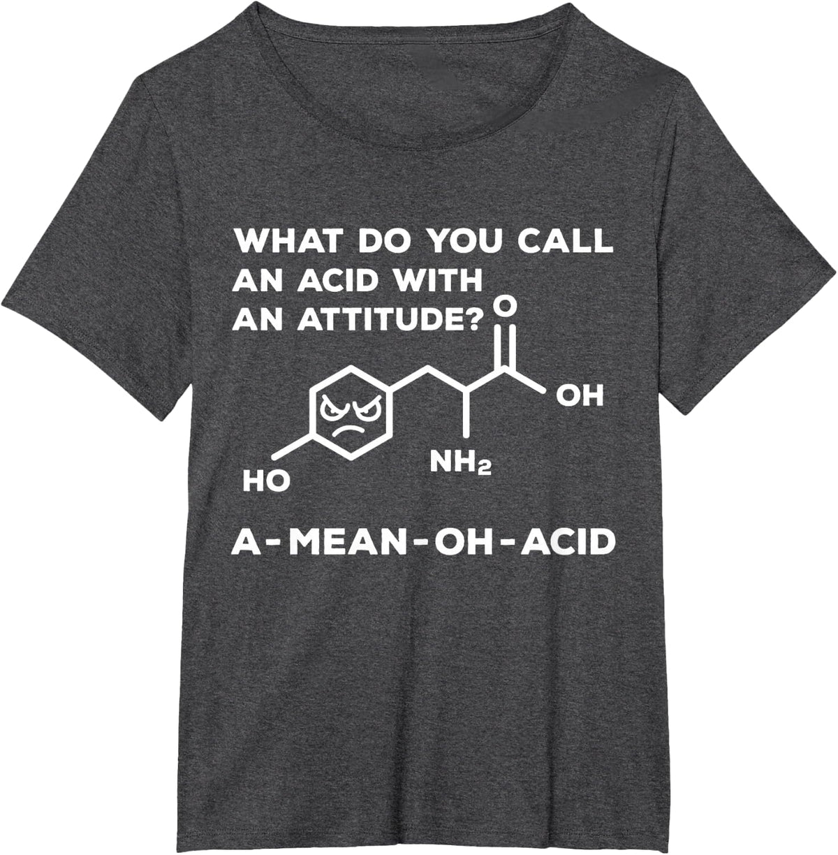 Biochemistry Amino Acid - Biologist Laboratory Assistant Chemistry Laboratory Assistant T-Shirt - Dark Heather Grey
