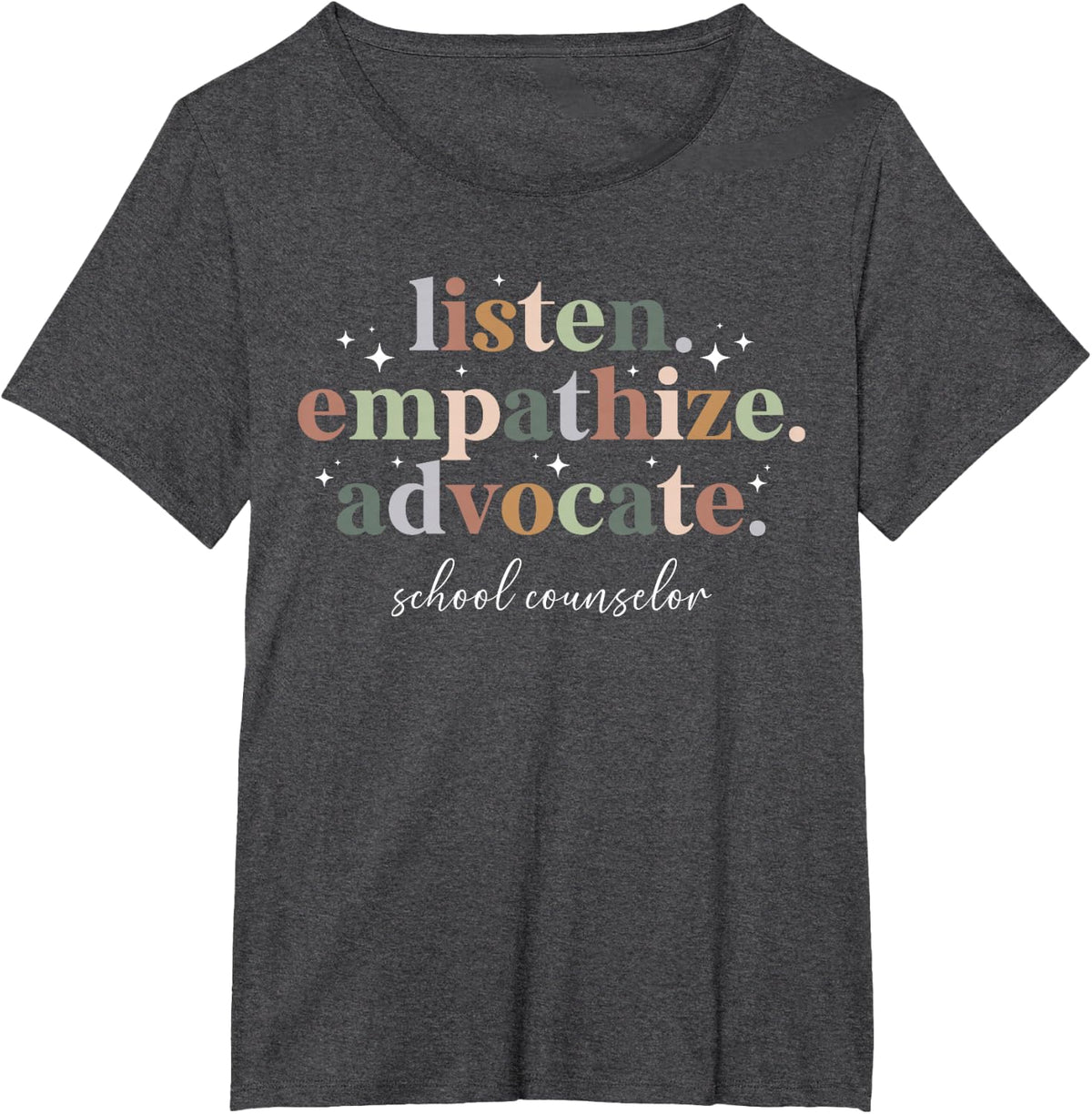 Best School Counselor Appreciation Tees School Counseling Week T Shirts - Dark Heather Grey