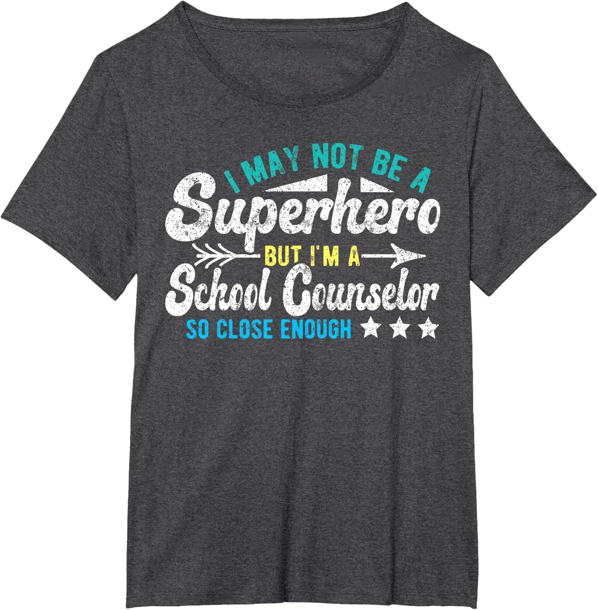 School Counselor Shirts For Women Men Superhero School Counseling Tees T Shirts - Dark Heather Grey