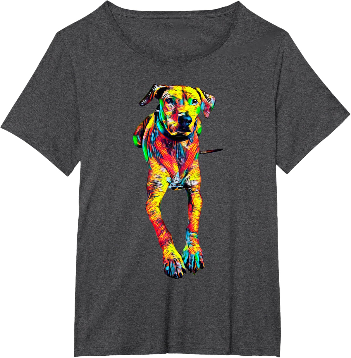 Rhodesian Ridgeback Dog T-Shirt T-Shirt for Men Women Kids - Dark Heather Grey