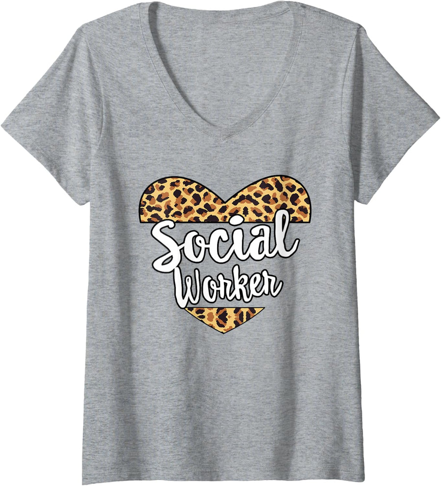 Women's MSW 2022 Social Worker Grad Graduation LSW MSW LCSW EST 2022 V-Neck T-Shirt - Heather Grey
