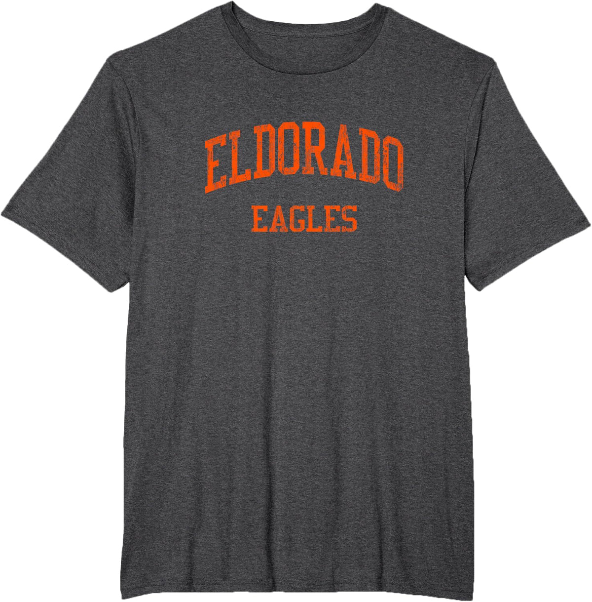 Eldorado High School HS Albuquerque NM Vintage Sports T-Shirt - Dark Heather Grey