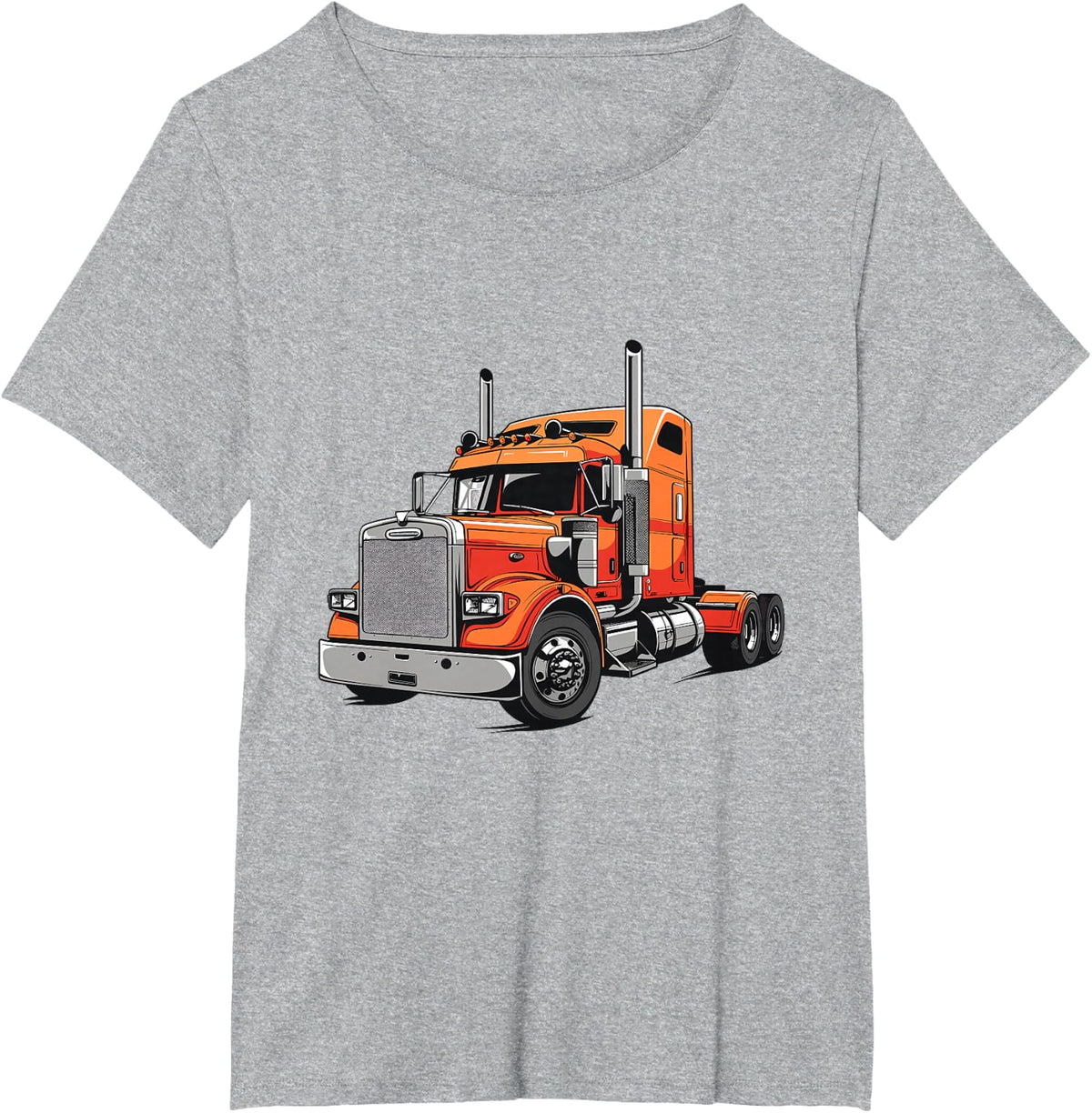 Truck driver T-Shirt - Heather Grey