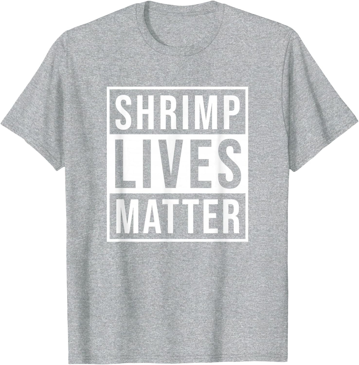 Shrimp Lives Matter Shrimping Aquarium Fish Tank Shirt T-Shirt - Heather Grey