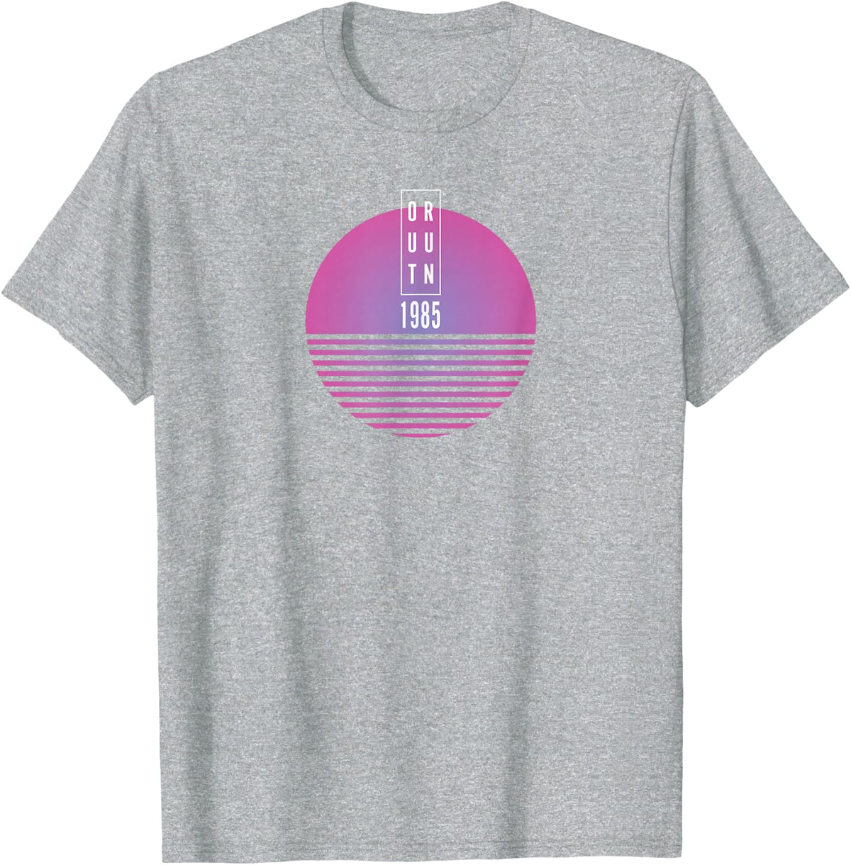 Outrun 1985 Shirt T-Shirt - Heather Grey