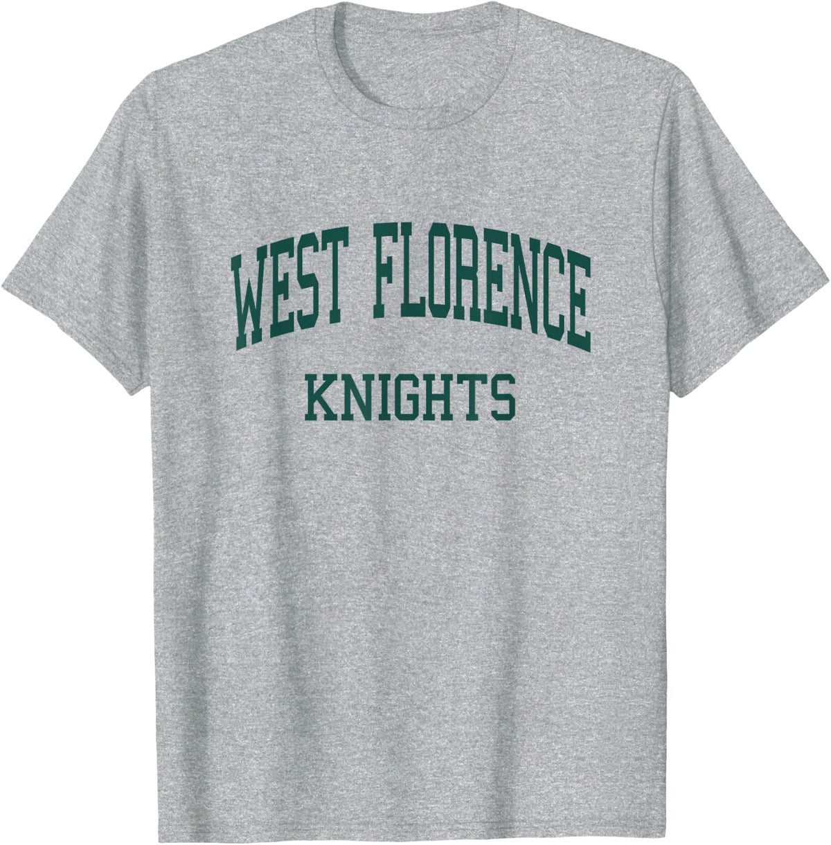 West Florence High School HS Florence SC Retro T-Shirt - Heather Grey