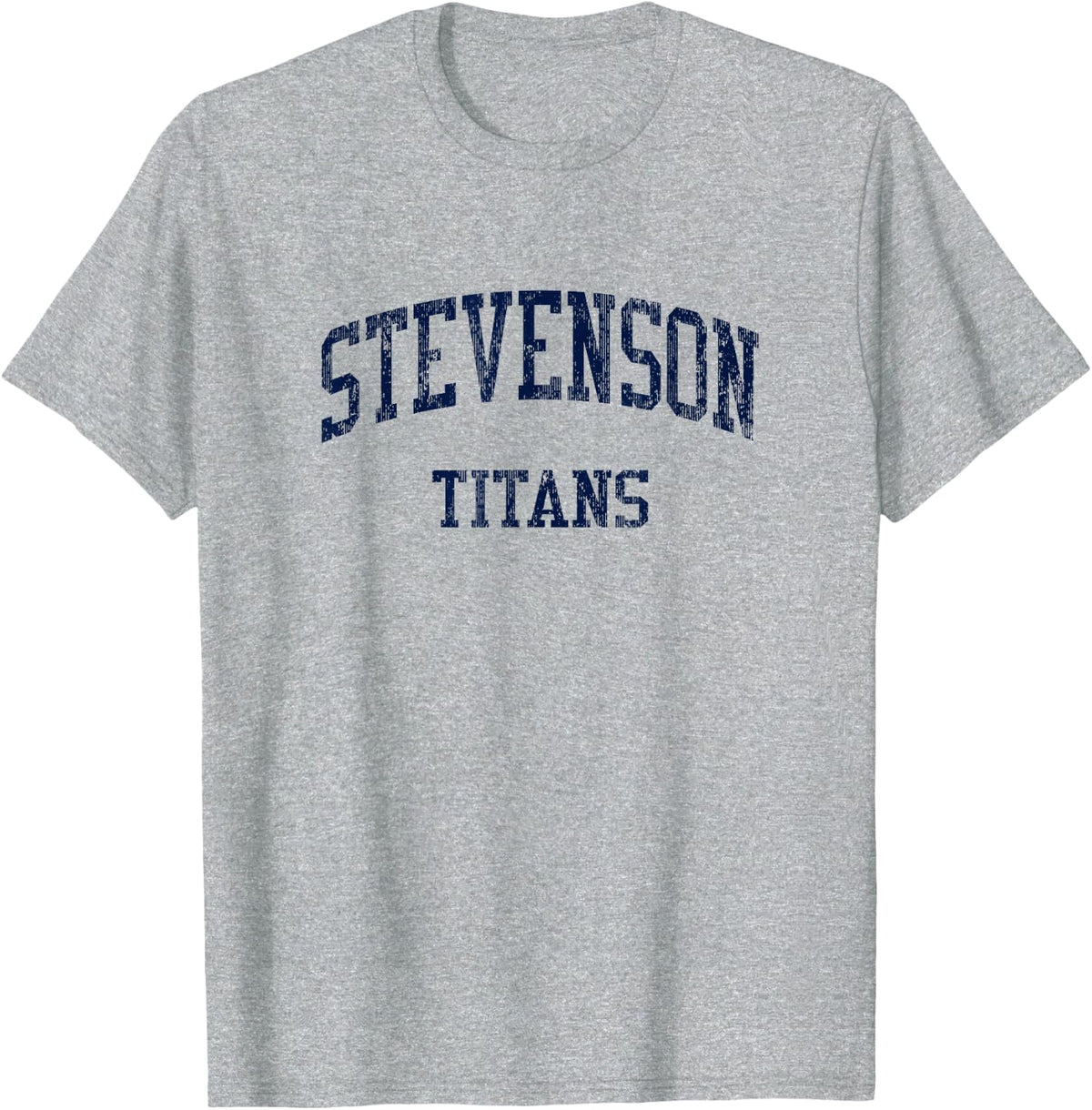 Stevenson High School HS Sterling Heights MI Vintage Sports T-Shirt - Heather Grey