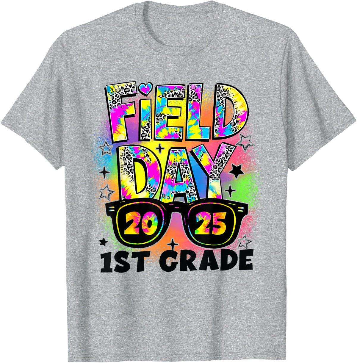 Field Day 1st Grade Field Day Fun Day Teacher Student Kids T-Shirt - Heather Grey