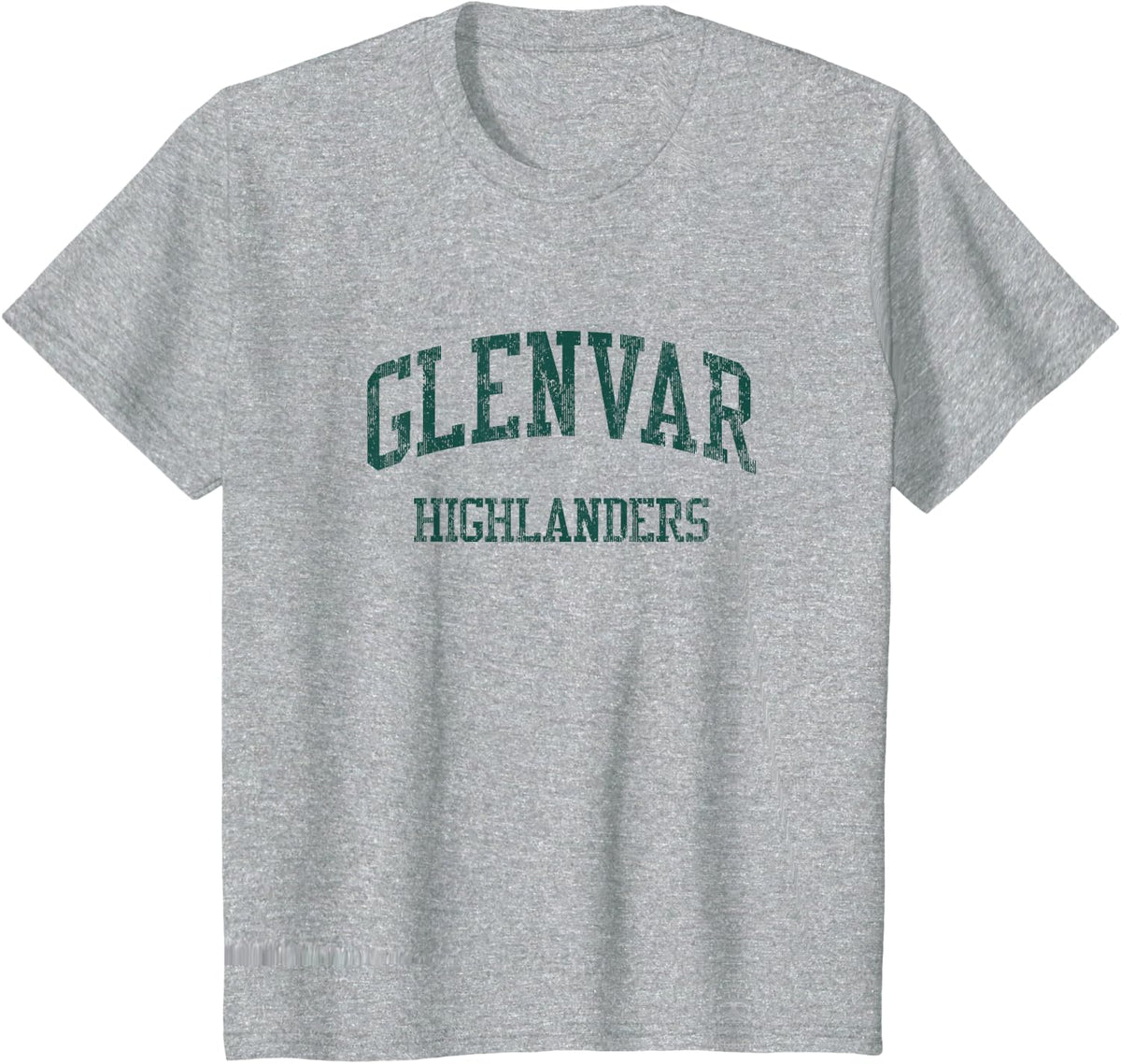 Glenvar High School HS Salem VA Vintage Sports T-Shirt - Heather Grey