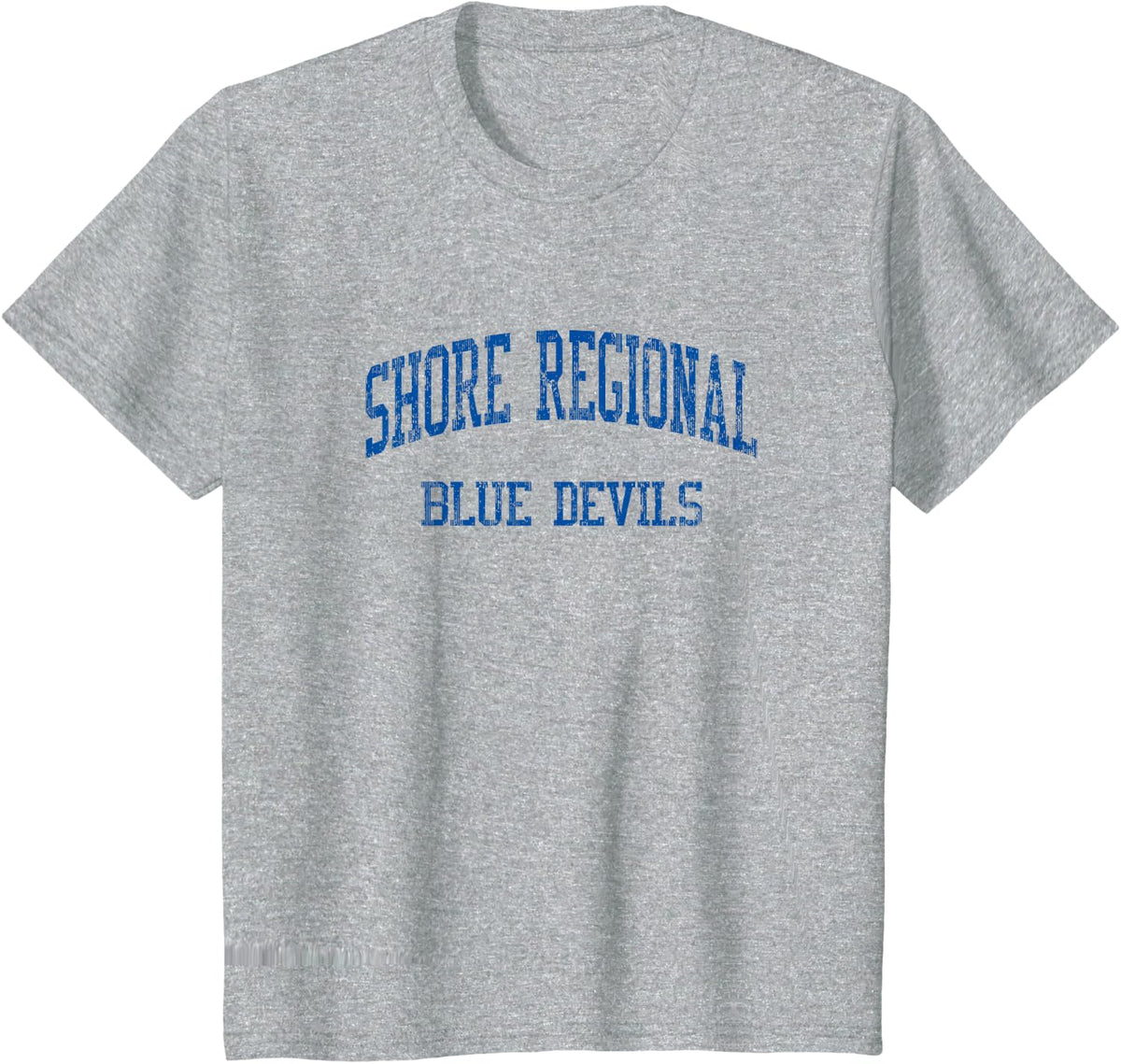 Shore Regional High School HS West Long Branch NJ Vintage Sp T-Shirt - Heather Grey